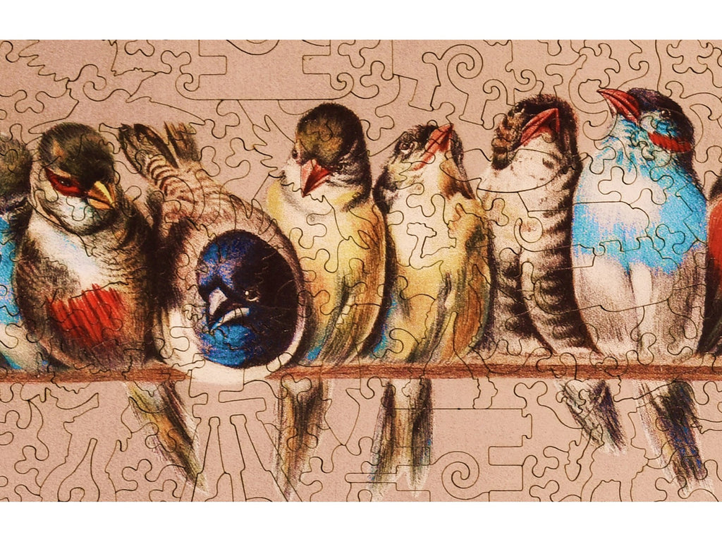 Liberty Puzzles - A Perch Of Birds
