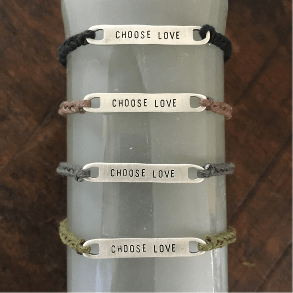Sugarboo Choose Love Braided Bracelet