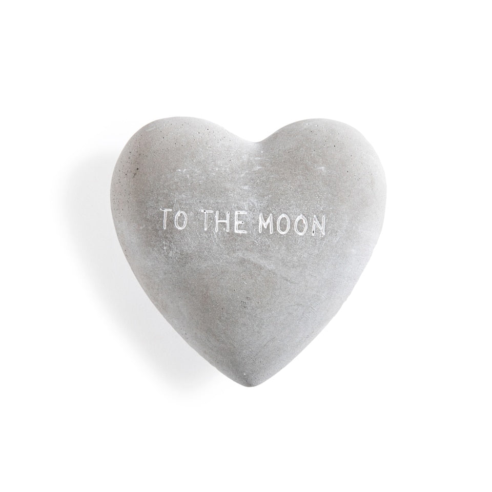 Sugarboo Stone Heart - Various sayings