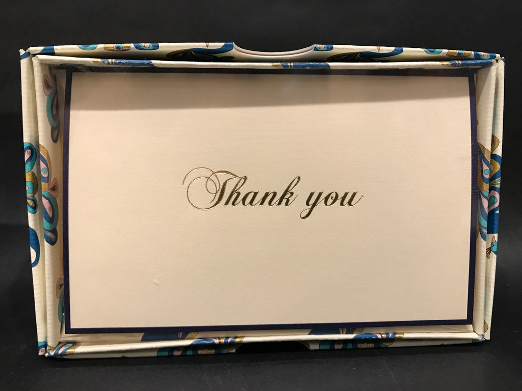 Rossi Thank You Cards - Peacock