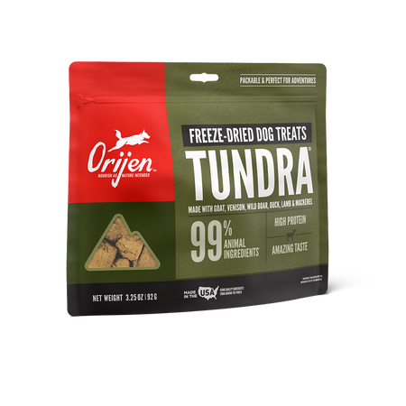 ORIJEN Dog Freeze Dried Treats Tundra 3.25oz