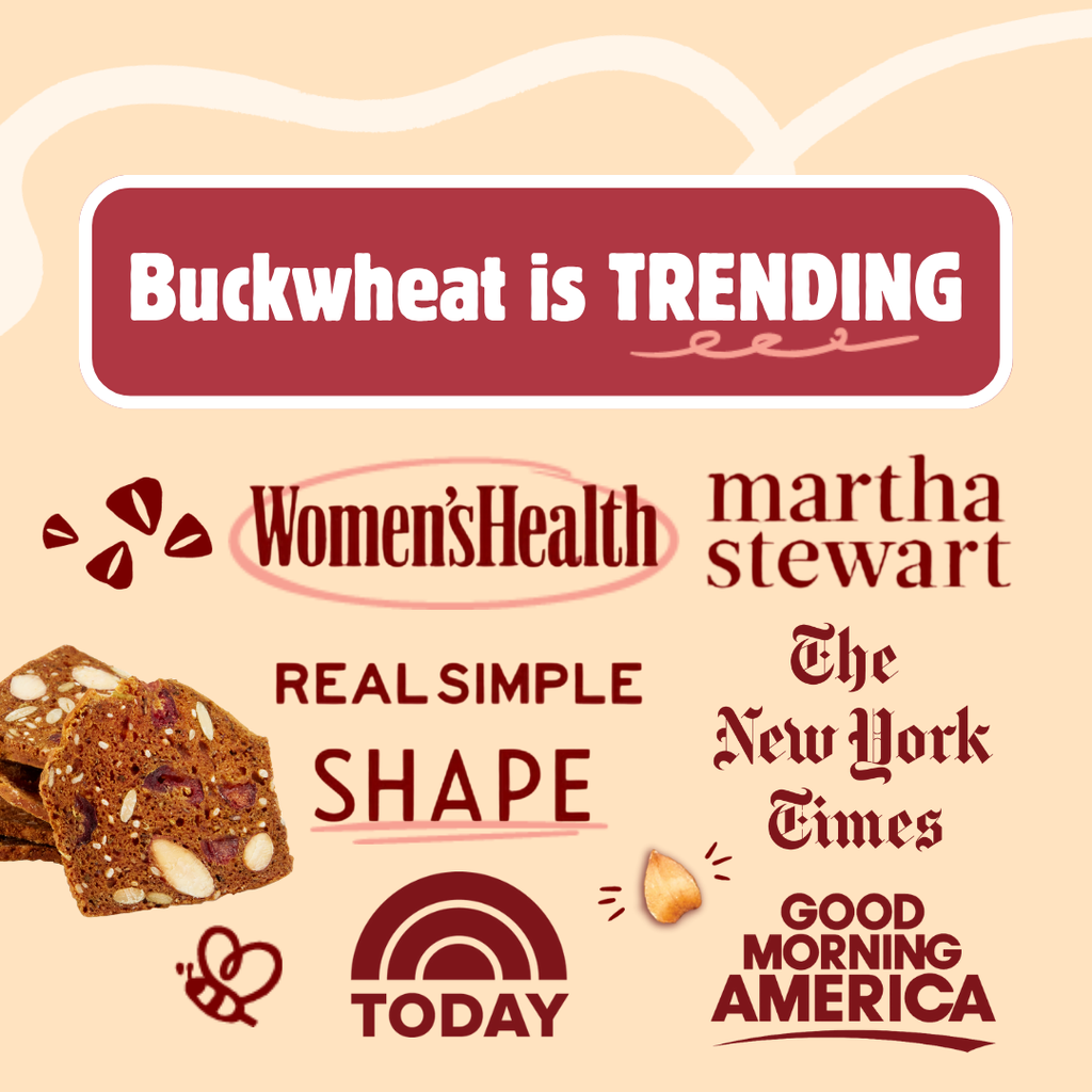 Better with Buckwheat | Maine Crisps - Cranberry Almond Crisps | Gluten-Free Crackers | Charcuterie