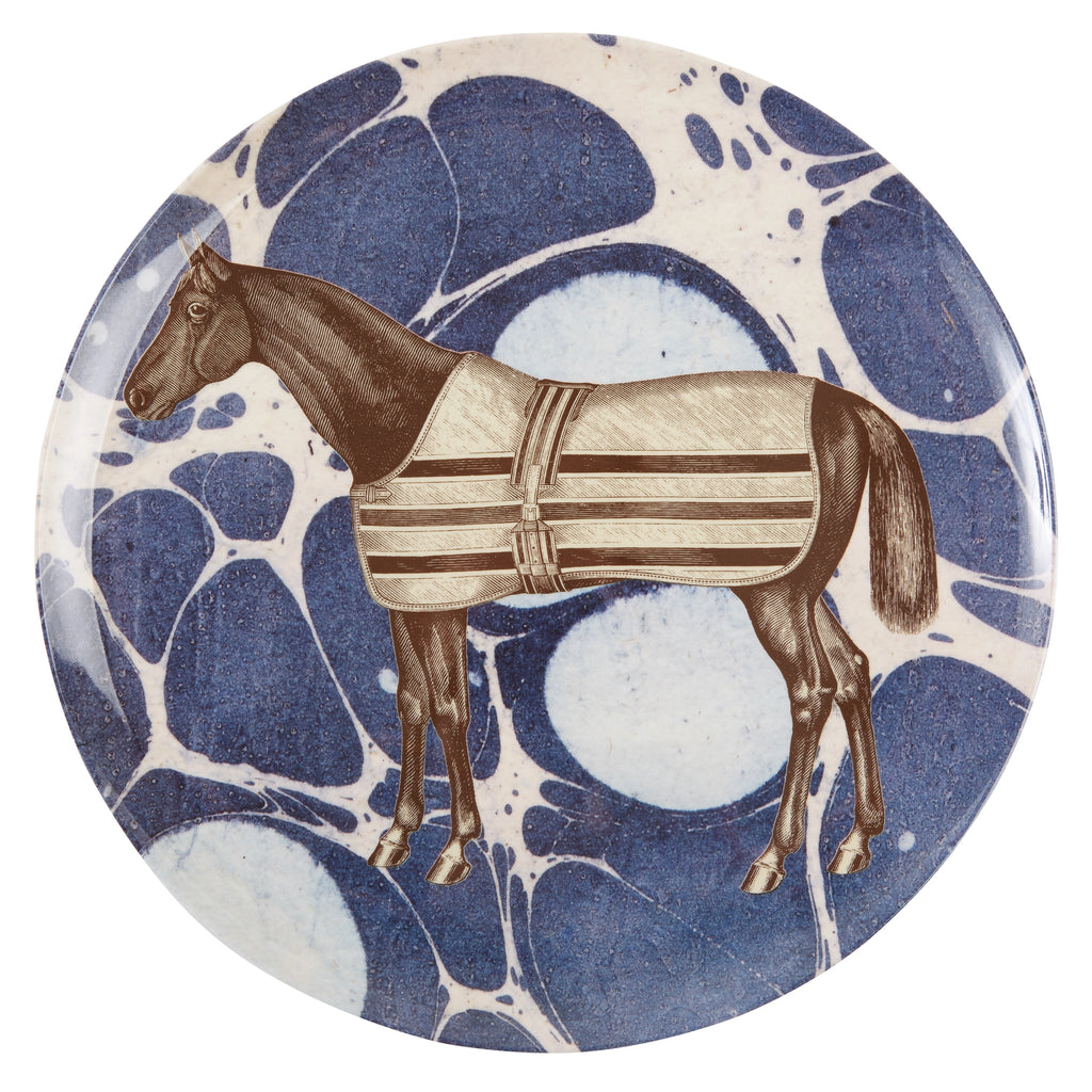 Thomas Paul - Equus Melamine Dinner Plates, set of 4