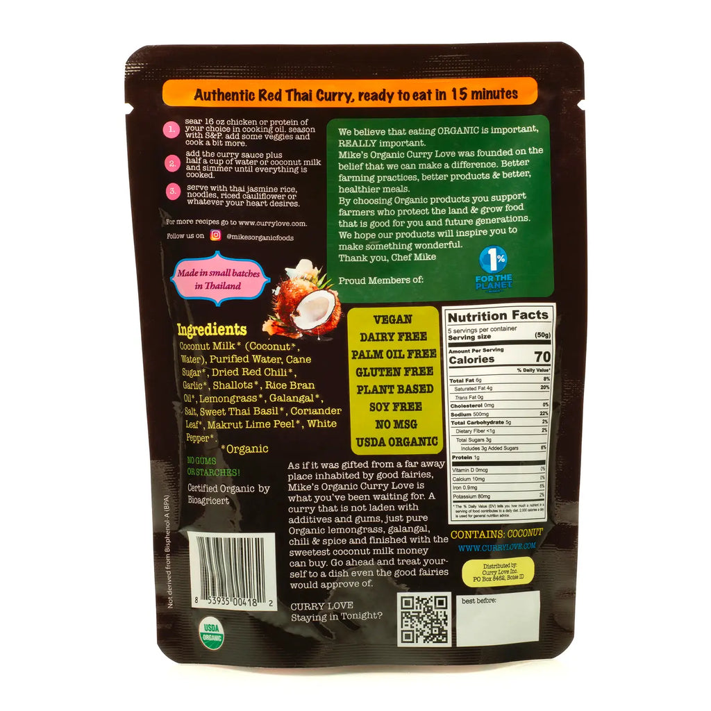 Mike's Organic Foods - Thai Curry Sauce