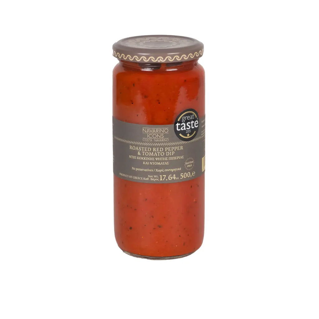 Hellenic Farms - Navarino Icons Roasted Red Pepper & Tomato Dip