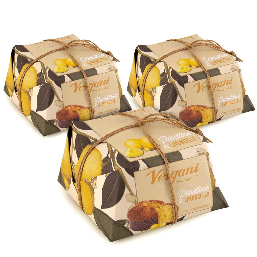 Food To Live - Vergani Limoncello Panettone - 750g (1.65 lb)