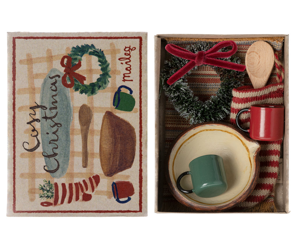 Maileg Cosy Christmas Set, Mouse