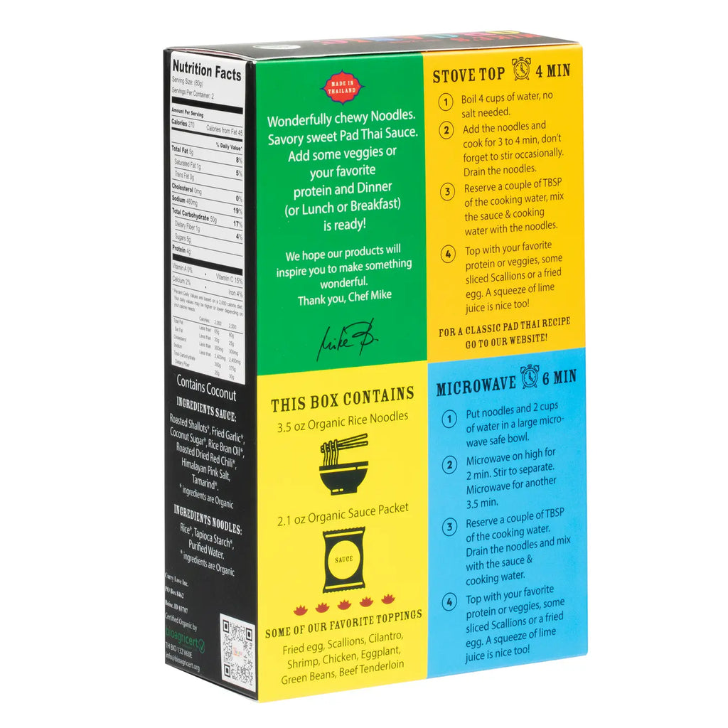Mike's Organic Foods - Pad Thai Rice Noodle Kit