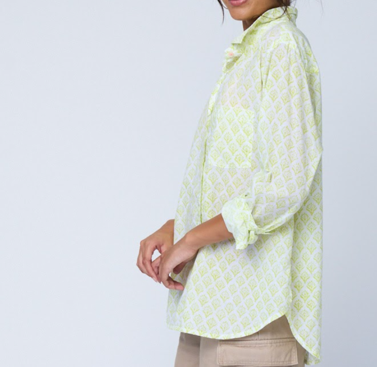 and for Good - Good Boyfriend Shirt - Sunflower Citron