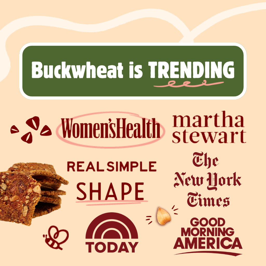 Better with Buckwheat | Maine Crisps - Savory Fig & Thyme Crisps | Gluten-Free Crackers | Snacks