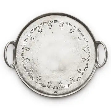 Arte Italica -Vin Round Tray w Handles