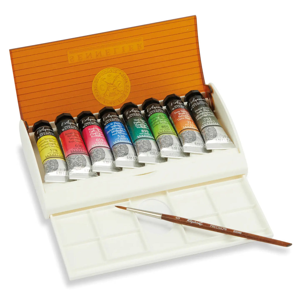 Sennelier - Watercolor Travel Set, Set of 8 colors