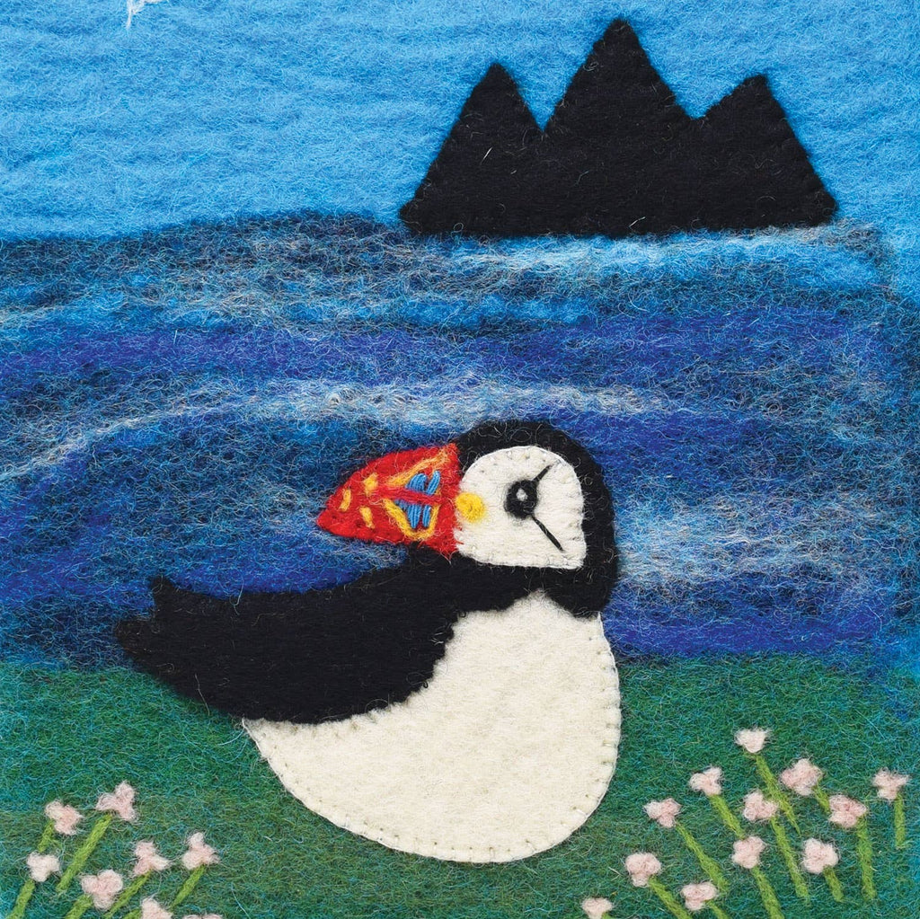 Puffin Felt Hot Water Bottles - Fair Trade