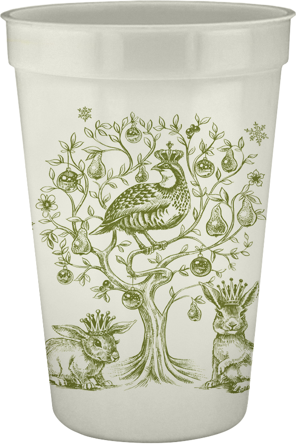 Alexa Pulitzer - Partridge in a Pear Tree 16oz Pearlized Cup