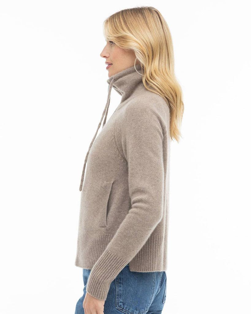 Pura Cashmere - Cashmere Drawstring Cardigan