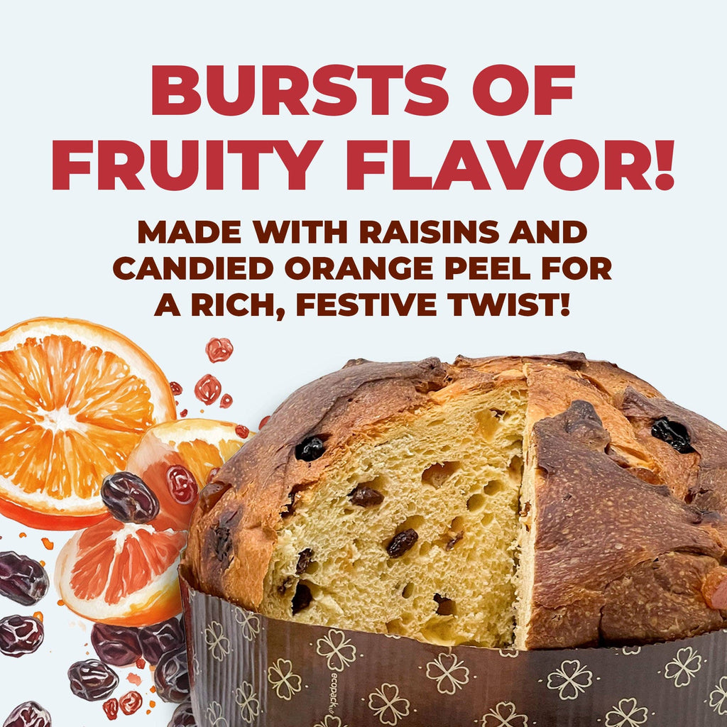 Food To Live - Vergani Classic Panettone - 750g (1.65 lb)- by Food to Live