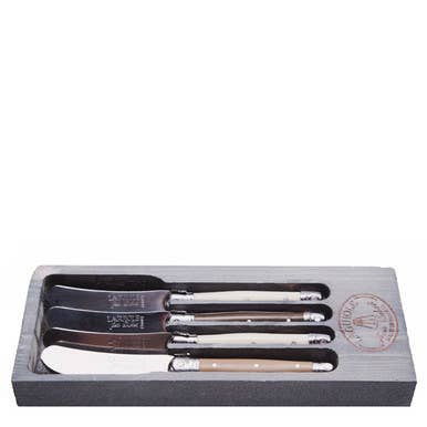 The French Farm - Jean Dubost 4 Spreaders Linen Colors in a Tray