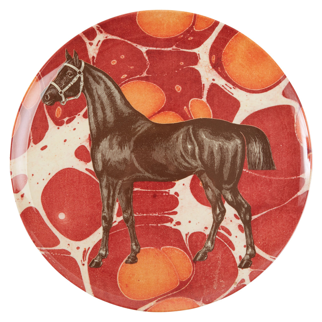 Thomas Paul - Equus Melamine Dinner Plates, set of 4