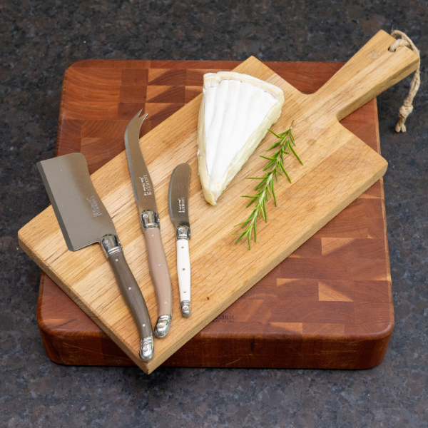 The French Farm - Jean Dubost 3 Pc Cheese Set Linen Colored Handles