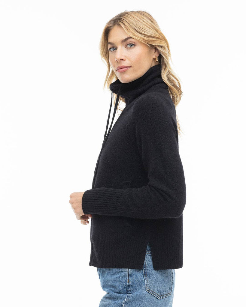 Pura Cashmere - Cashmere Drawstring Cardigan
