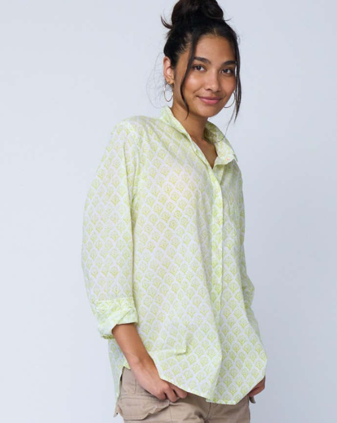 and for Good - Good Boyfriend Shirt - Sunflower Citron