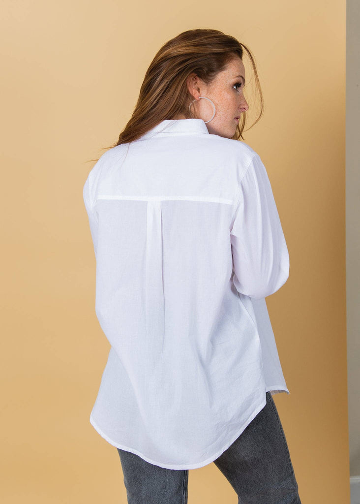 and for Good - Good Boyfriend Shirt - Classic White