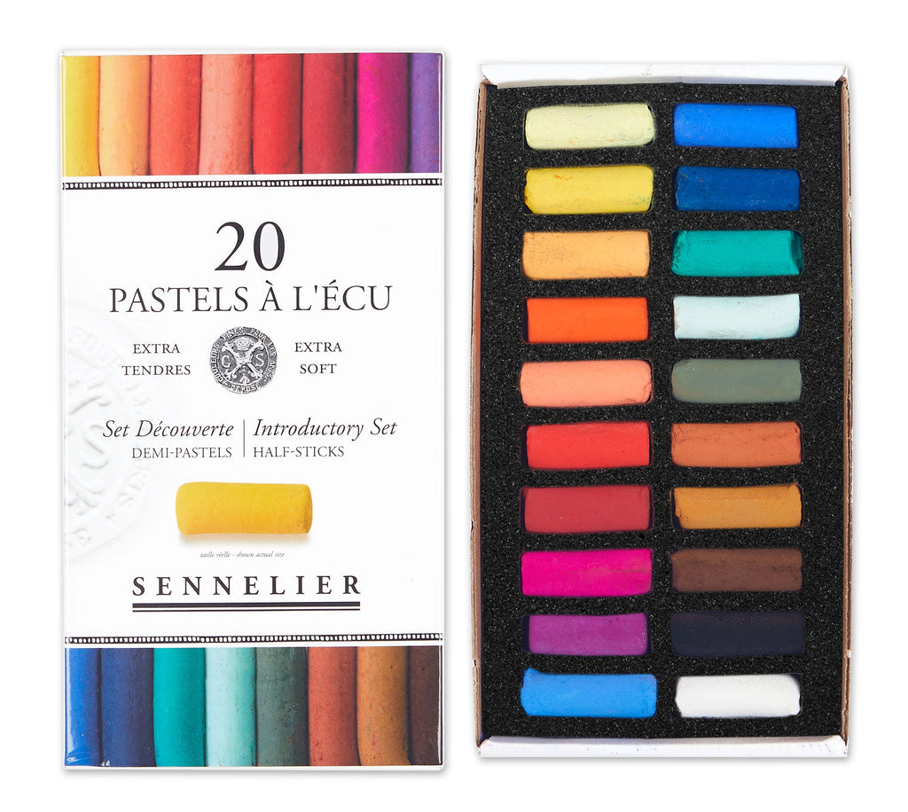 Sennelier - Extra-Soft Pastel Half-Sticks, Set of 20