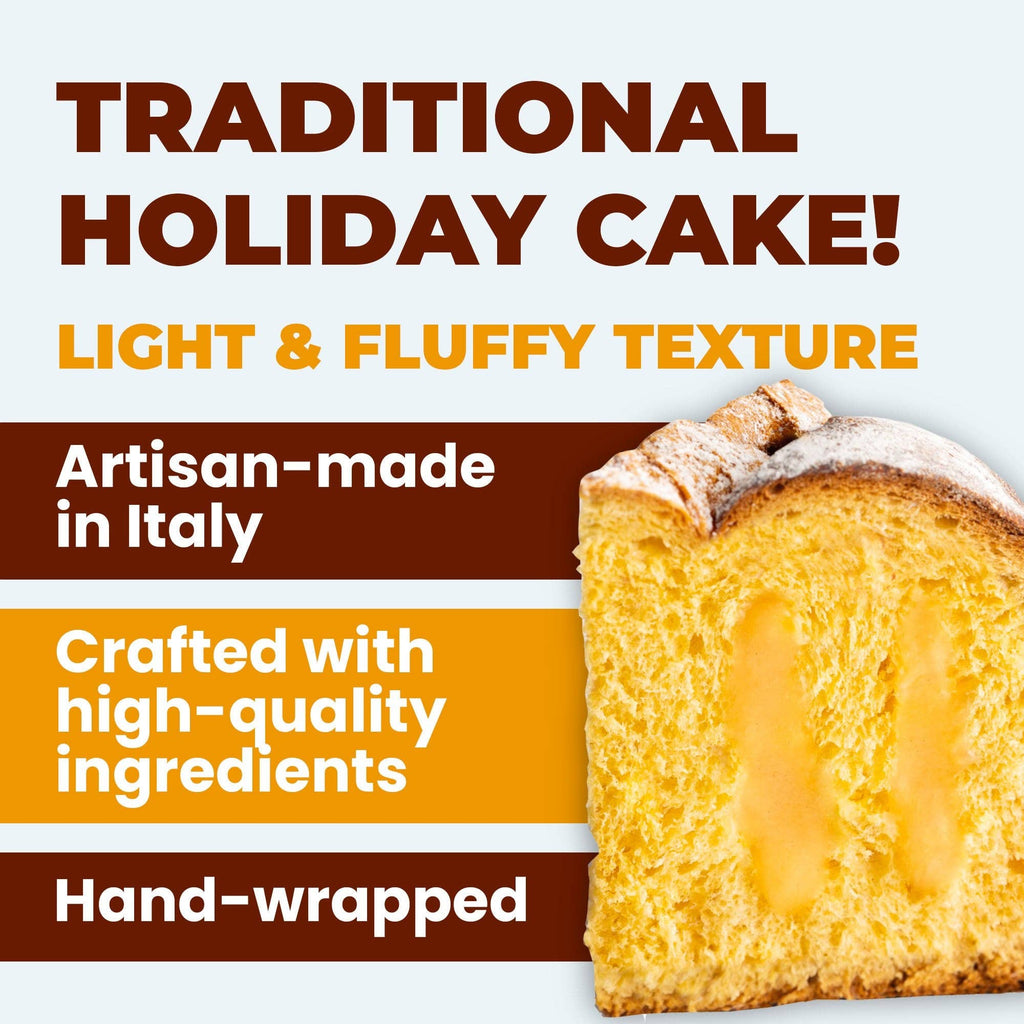 Food To Live - Vergani Limoncello Panettone - 750g (1.65 lb)