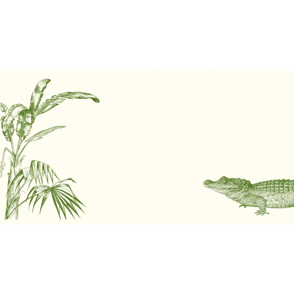 Oaktree/Alligator Alexa Pulitzer - 7.5 x 3.75 Notecards