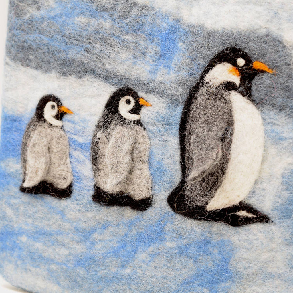 Penguin Felt Hot Water Bottles - Fair Trade