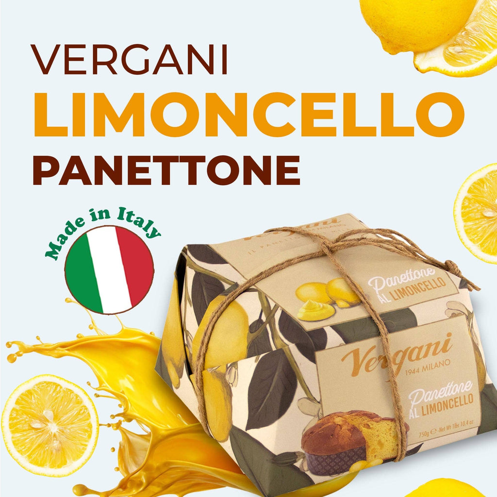 Food To Live - Vergani Limoncello Panettone - 750g (1.65 lb)