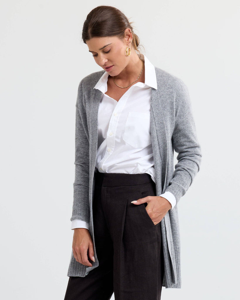 Pura Cashmere - Long Cashmere Cardigan