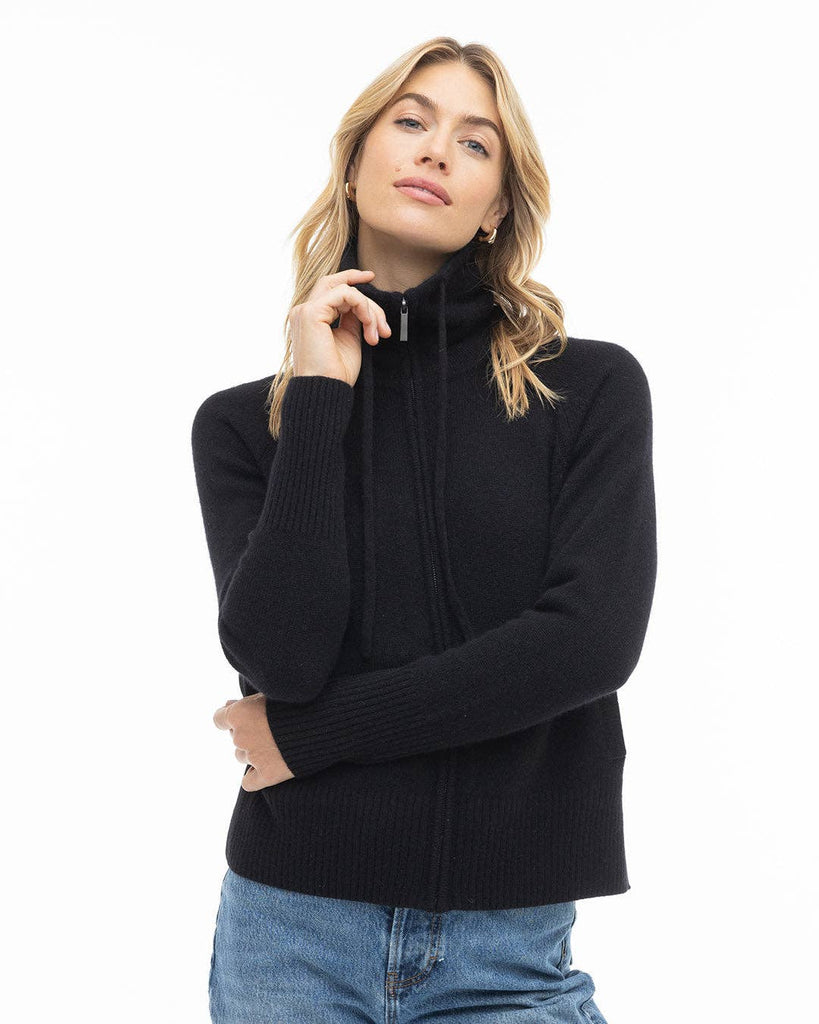 Pura Cashmere - Cashmere Drawstring Cardigan