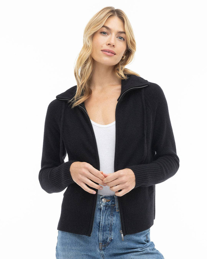 Pura Cashmere - Cashmere Drawstring Cardigan