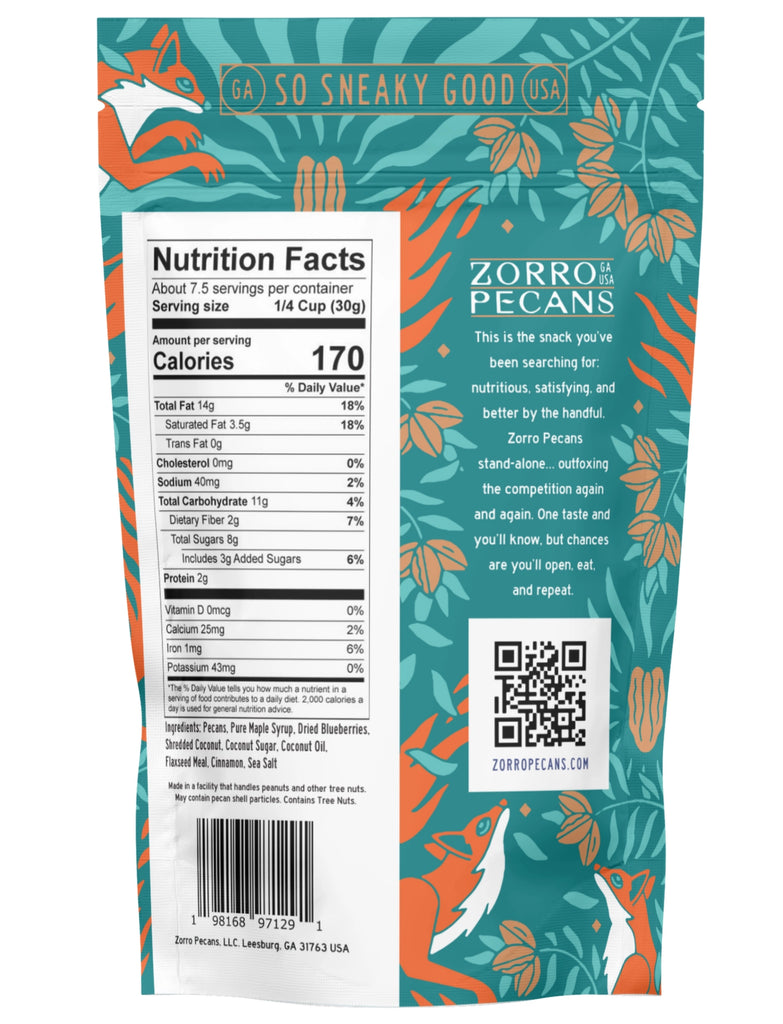 Zorro Pecans - 8 oz bags