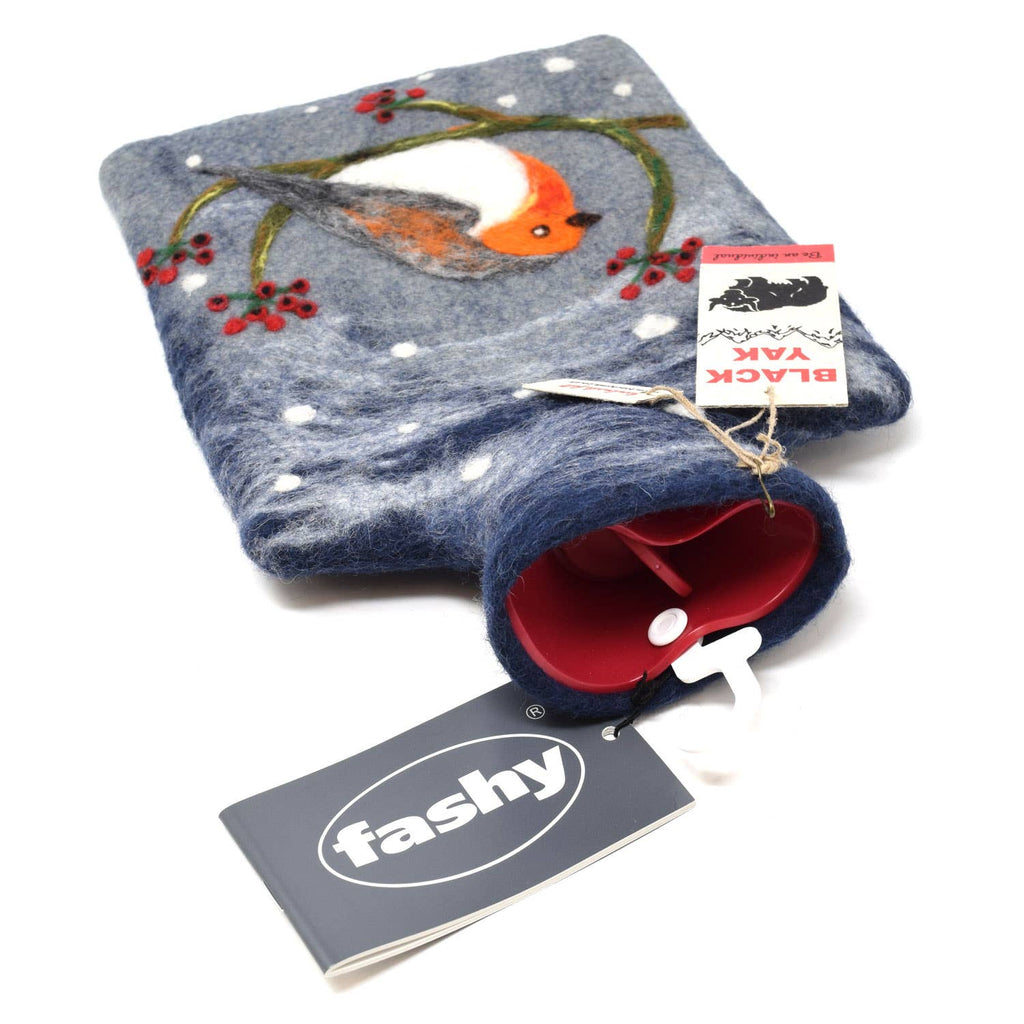 Robin Felt Hot Water Bottles - Fair Trade