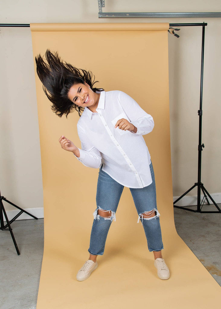 and for Good - Good Boyfriend Shirt - Classic White