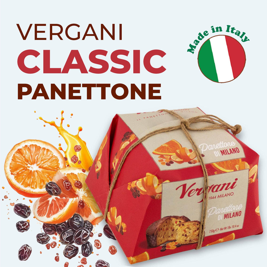 Food To Live - Vergani Classic Panettone - 750g (1.65 lb)- by Food to Live