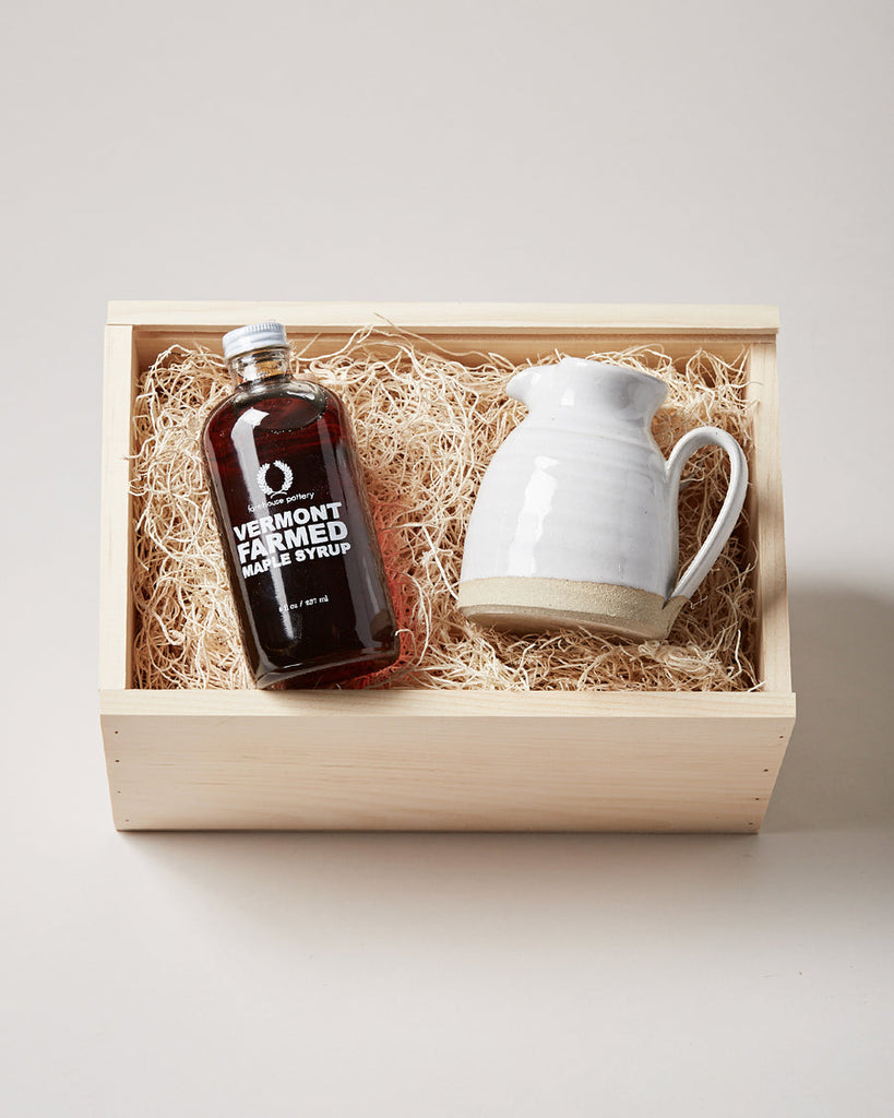 Farmhouse Pottery - Maple Syrup & Bell Pitcher Gift Set