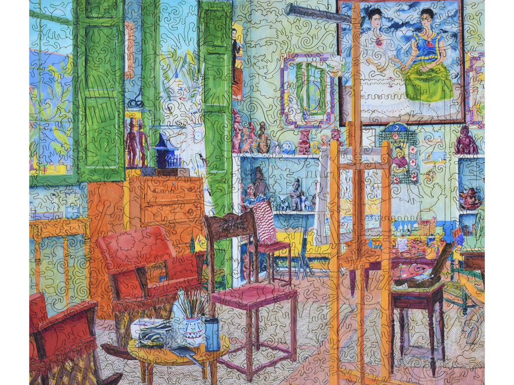 Liberty Puzzles - Frida Kahlo's Studio