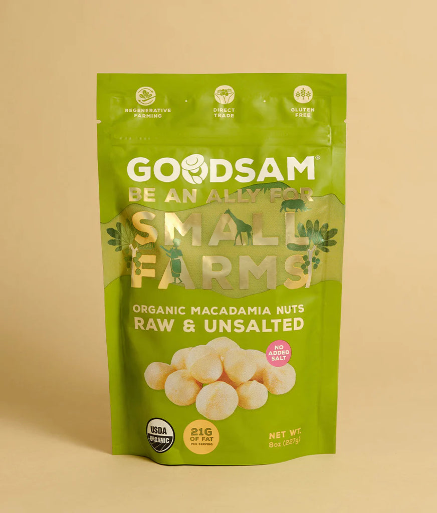 GoodSam Organic Raw & Unsalted Macadamia Nuts
