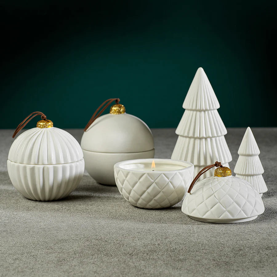 Zodax - Porcelain Ornament Siberian Fir