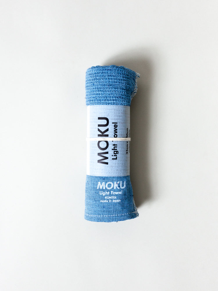 Morihata - Moku Light Towel (medium), Azure