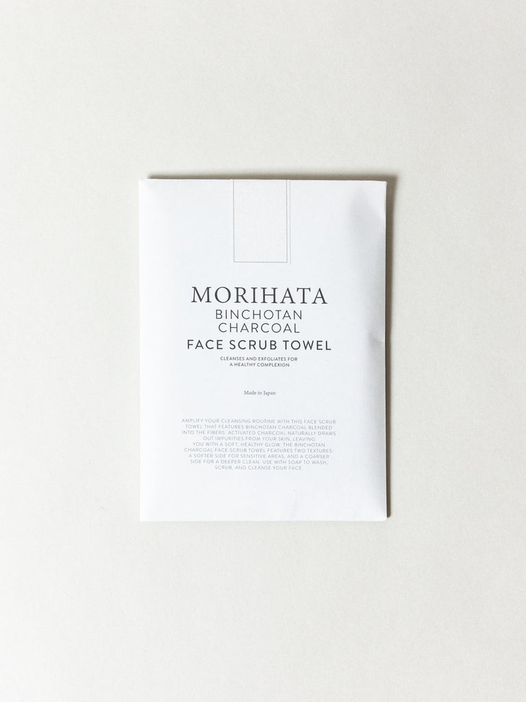 Morihata - Binchotan Charcoal Face Scrub Towel