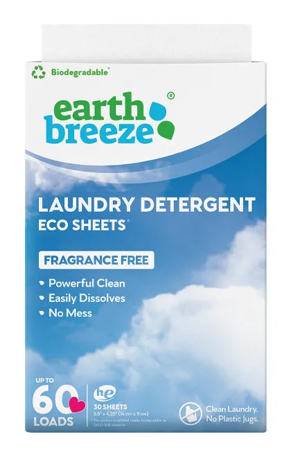 Earth Breeze Eco-Sheets Laundry Detergent