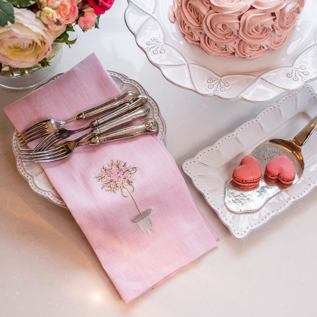 Linen Towel-Arte Italica and Crown Linen Designs
