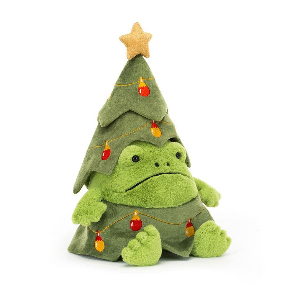 JellyCat  - Christmas Tree Ricky Rain Frog