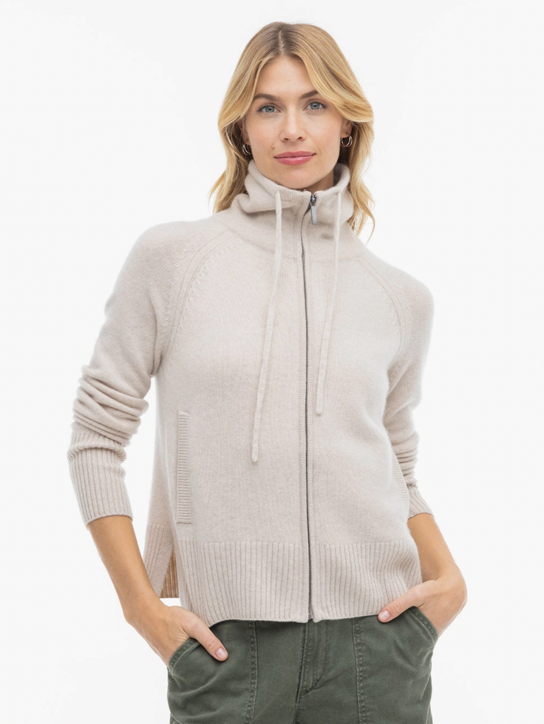 Pura Cashmere - Drawstring Cardigan