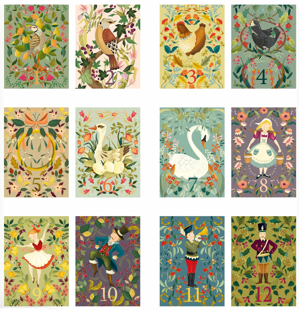 Wentworth Wooden Puzzles - 12 Days of Christmas - Advent Calendar