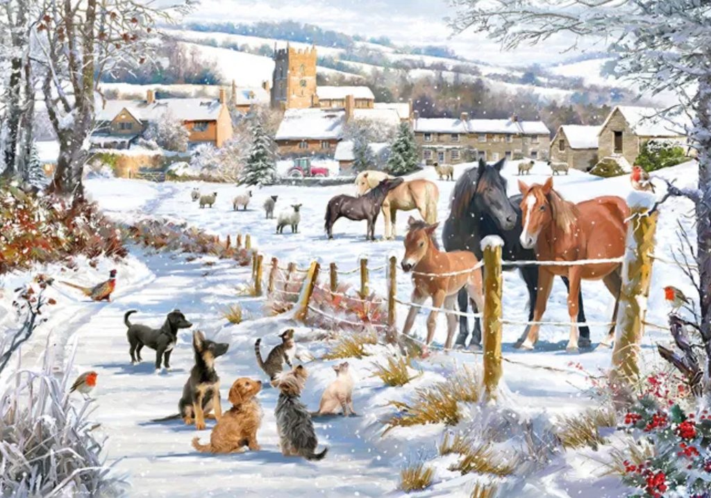 Wentworth Puzzle - Snowy Lane